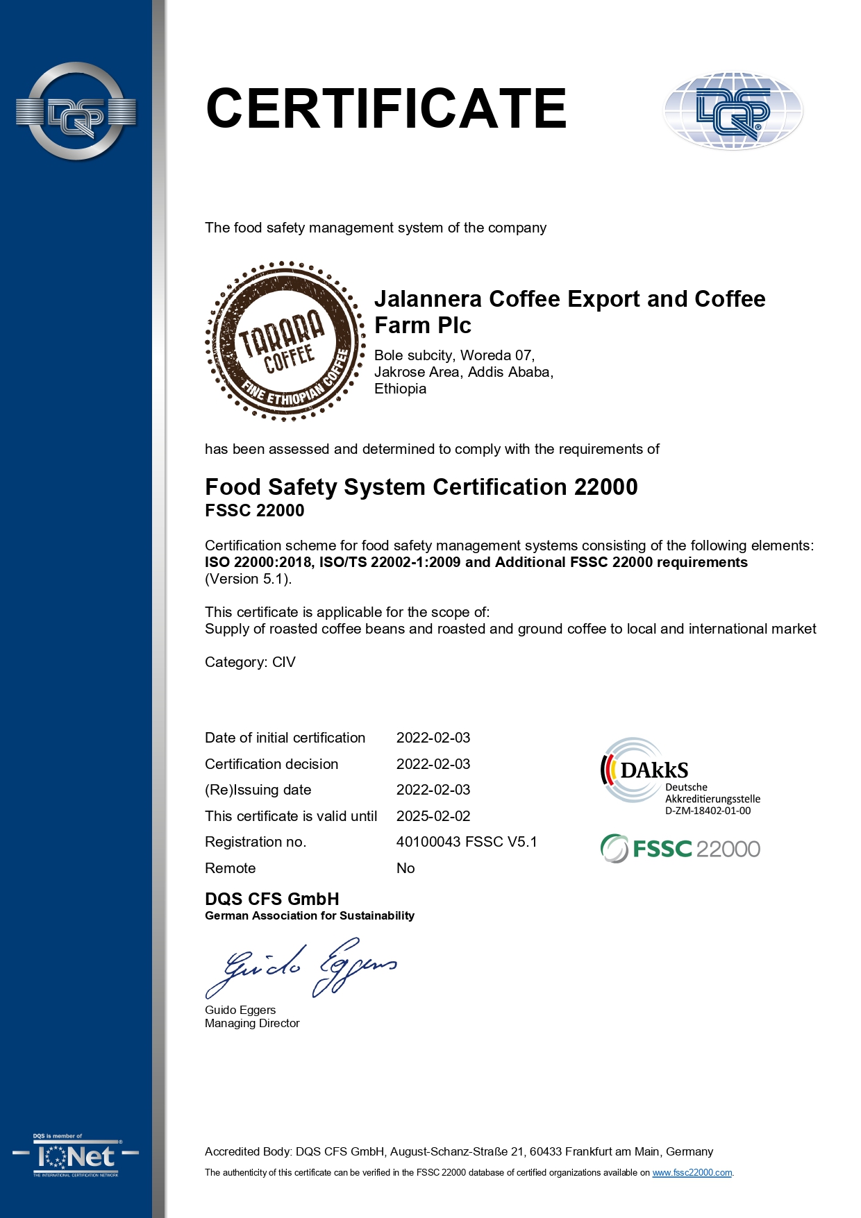 FSSC Certification